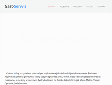 Tablet Screenshot of gast-serwis.pl